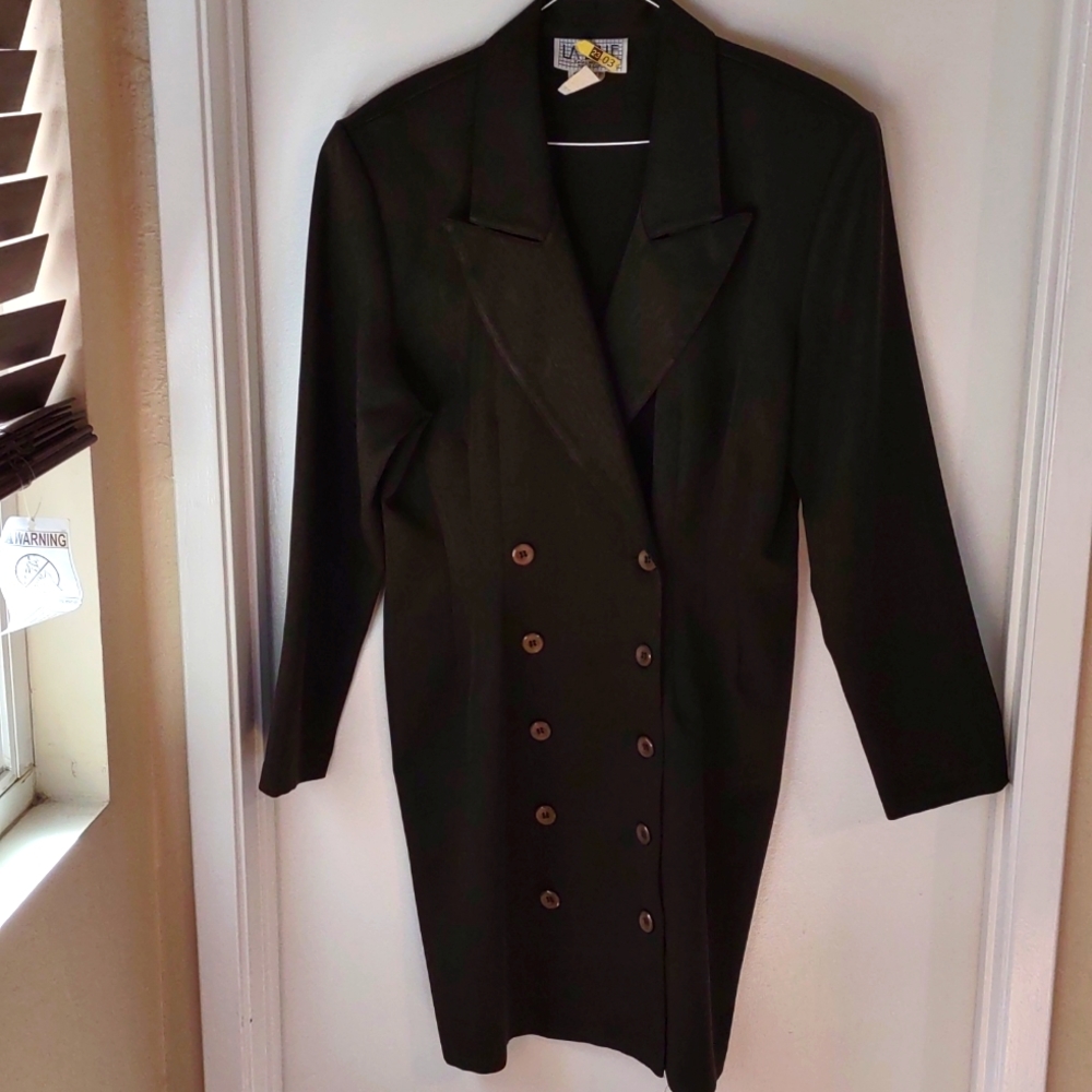 La Belle Fashions size 13 olive green shirt dress